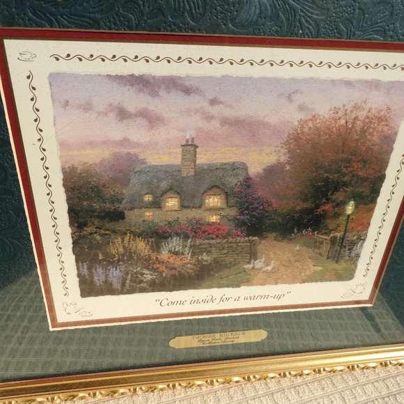 Thomas Kinkade Collectors Society Open Gate Sussex Framed Print with COA 14.5” - Picture 2 of 4